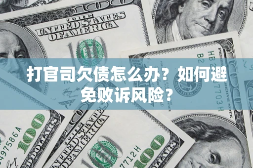 北京打官司欠债怎么办？如何避免败诉风险？
