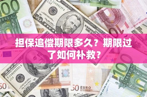 北京担保追偿期限多久？期限过了如何补救？