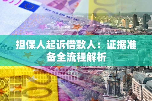 北京担保人起诉借款人：证据准备全流程解析