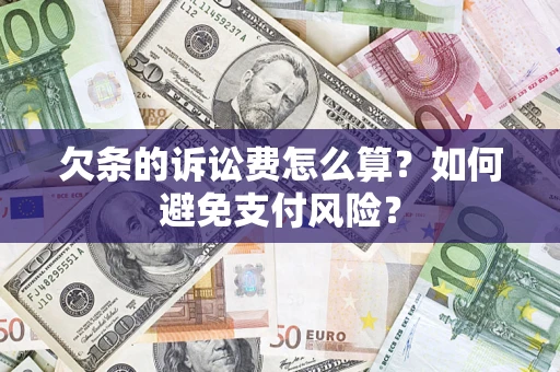 北京欠条的诉讼费怎么算？如何避免支付风险？